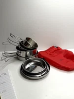 Snow Peak Trek 900 Stainless Steel 6pc Camping Cook Set 0.9L w/ Red Bag