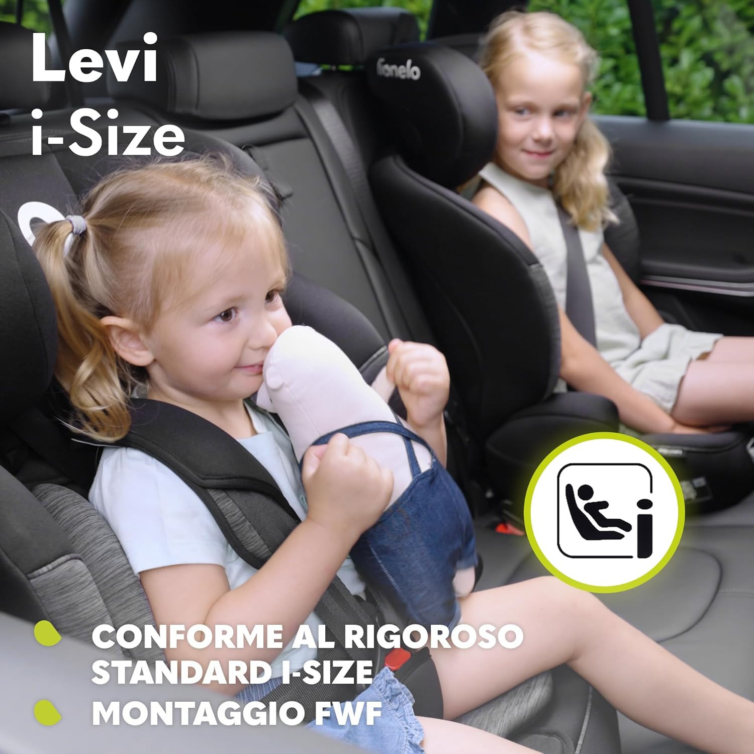 Seggiolino Auto LEVI I-Size per Bambini 76-150 cm foto 4