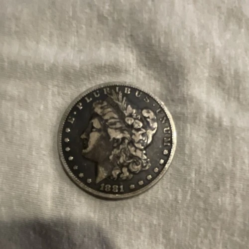 1881 Morgan Silver Dollar $1 Coin 0.9 Fineness Silver Uncertified Ungraded
