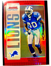 2005 Bowman Chrome - Charles Rogers #81 Red Refractor