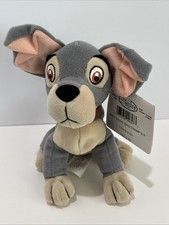 Disney Store Tramp Plush Lady And The Tramp Beanbag 6  w/ Tag