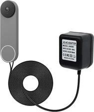 24V Transformer Doorbell Power Adapter Compatible with Google Nest,Wyze,Eufy Vid