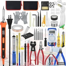 Stained Glass Kits for Adults Complete Stained Glass Supplies with 100W Solderin