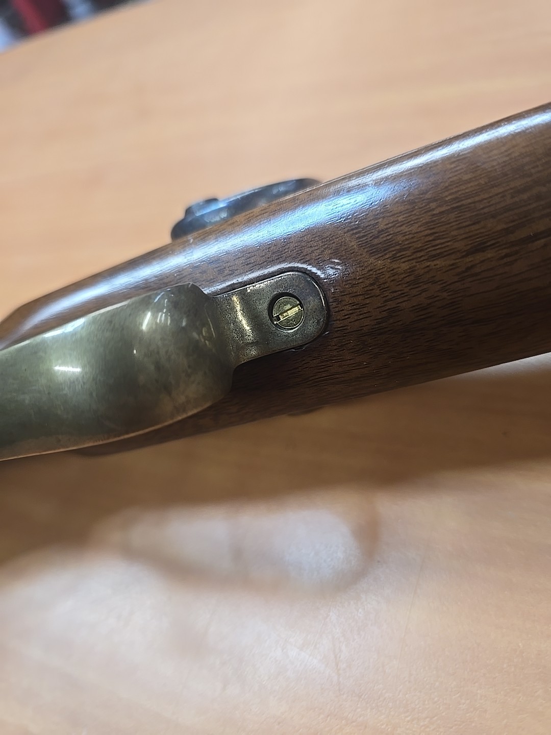 Thompson Center Hawken Wood 45 Cal complete stock with all hardware 15/16 #10