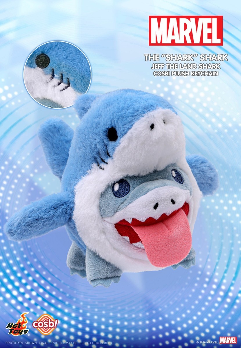 HOTTOYS Marvel Jeff the Land Shark COSBI Series Plush The 