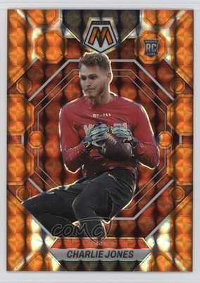 2023 Panini Mosaic Rookies Orange Prizm 89/199 Charlie Jones #299 Rookie RC 11oh