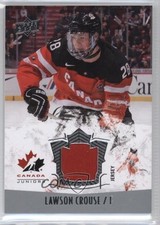 2015 Upper Deck Team Canada Juniors Jersey Lawson Crouse #106 1o3