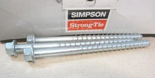 3 NEW Simpson Strong-Tie Titan HD 1/2”x 8” Heavy Duty Concrete Anchors THD50800H