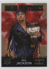 2021 Upper Deck AEW All Elite Wrestling Main Features Gold Nick Jackson 0nr3