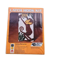 Going Bananas is a latch hook kit produced by National Yarn Crafts 