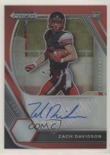 2021 Panini Prizm Draft Picks Red 38/199 Zach Davidson #DPA-ZAD Auto 7m3