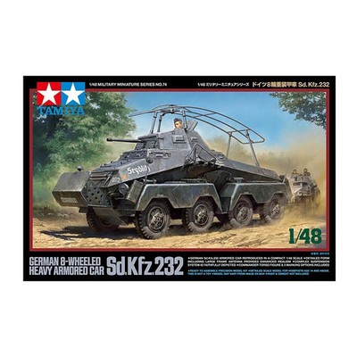 Tamiya 1/48 German Sd.Kfz. 232 8-Wheeled Heavy Armored Car 32574
