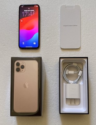 Apple iPhone 11 Pro 256GB, Gold, Unlocked w/Original Accessories - Excellent