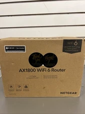 NETGEAR 4-Stream AX1800 WiFi 6 Router (R6700AXS) Wireless Speed 1.8 GBPS—SEALED