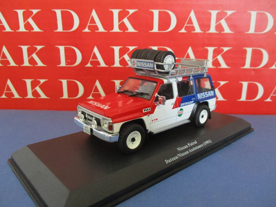 Die cast 1/43 Modellino Auto Nissan Patrol Datsun-Nissan Assistenza Rally 1991 - Immagine 2 di 4