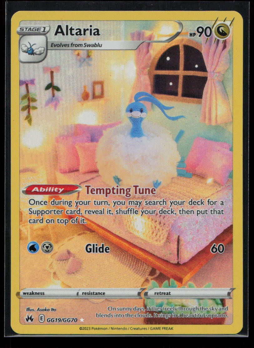Altaria Holo Ultra Rare SWSH: Crown Zenith: Galarian Gallery GG19/GG70 NM (3I)