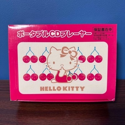 Hello Kitty Retro Portable CD Player (Tested and Working) USED