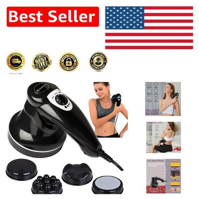Handheld Cellulite Massager & Lymphatic Drainage Device - 4 Heads for Total Care