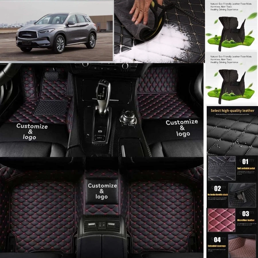 For Infiniti QX60 Car Floor Mats Custom Waterproof Auto Liners Carpets — 第 4/4 张图片
