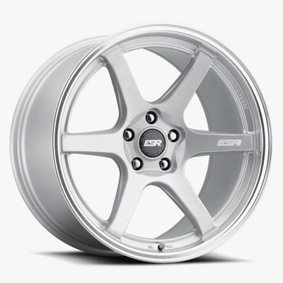 ESR Wheels Rim APEX SERIES APX6 19x8.5 5x112 ET30 Hyper Silver Machined Lip