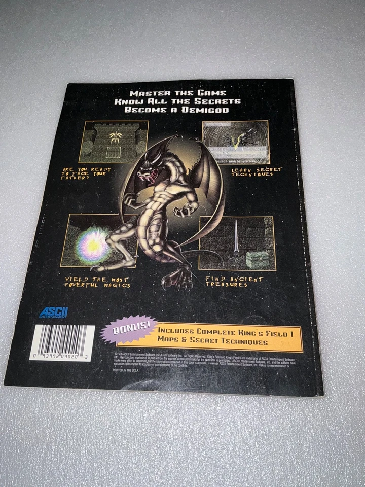 King's Field II: The Official Stategy Guide for Playstation PS1 *RARE/READ/LOOK* - Image 2 of 4