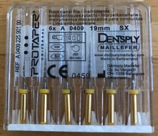 Dental Dentsply Rotary ProTaper Universal Engine NiTi Files 19 mm SX