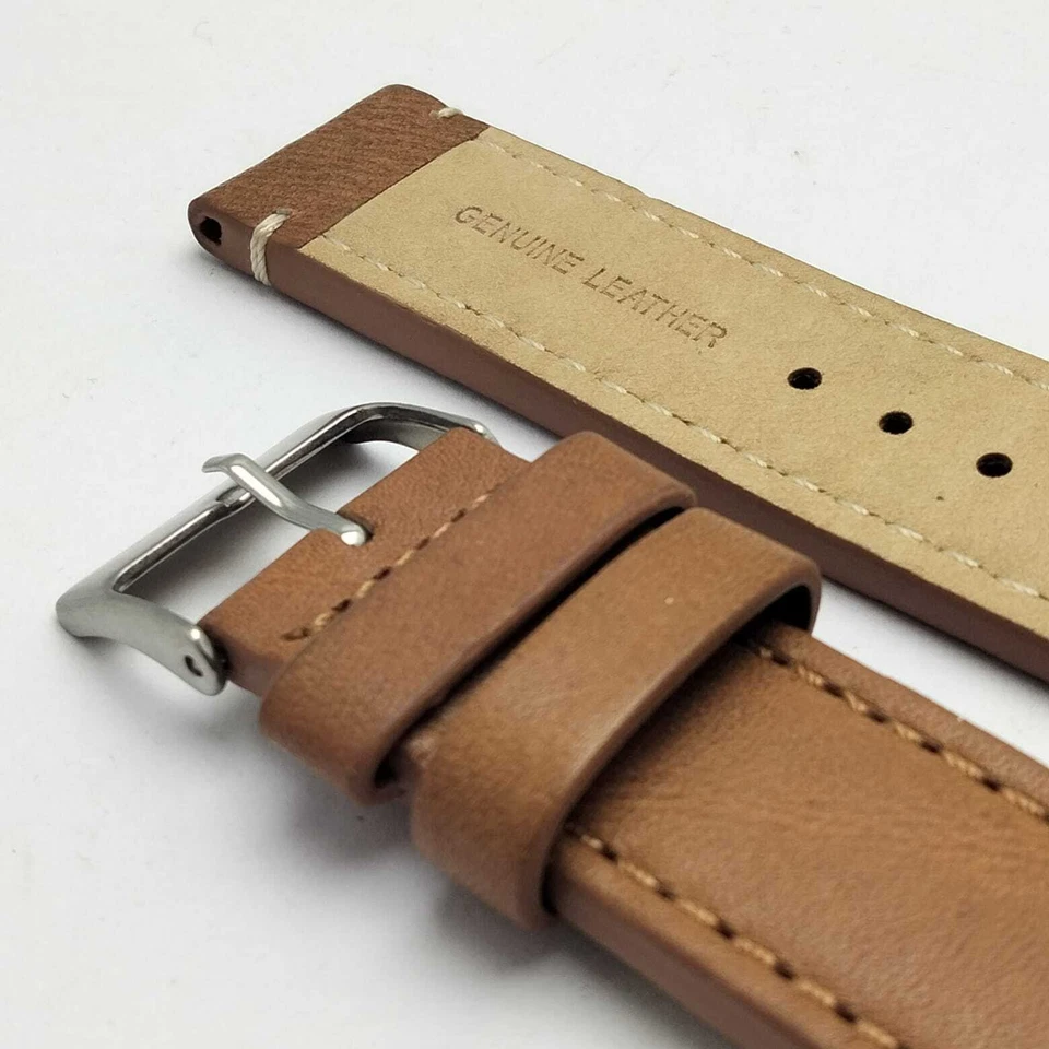 20 mm Citizen Leather Men’s Watch Band Strap - Image 3 of 4