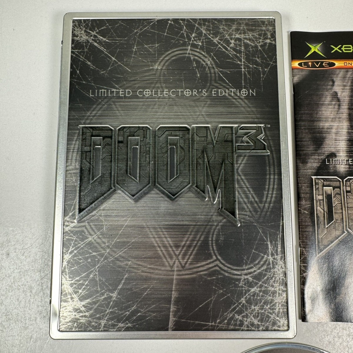 Doom 3 Limited Collector's Edition Steelbook Microsoft Xbox W
