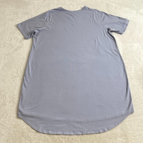 Eileen Fisher Boxy Crewneck T-Shirt Kleid Damen 2X XXL Lila Kurzarm Weich - Bild 11 von 15