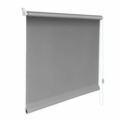 Mini-Rollo Klemmfix Klemmrollo Easyfix Abdunkelung - Höhe 220 cm grau
