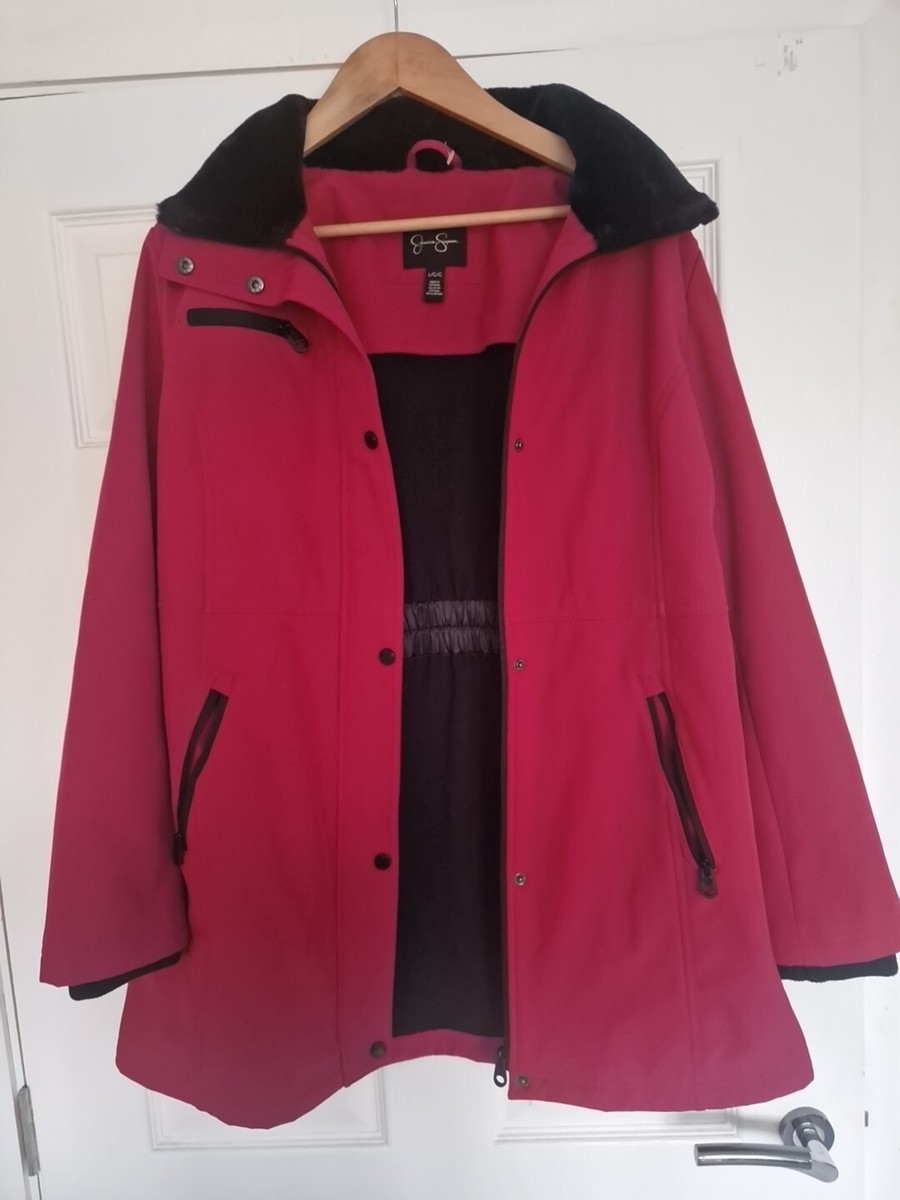 Jessica Simpson Red Coat Size Large UK - Main Image