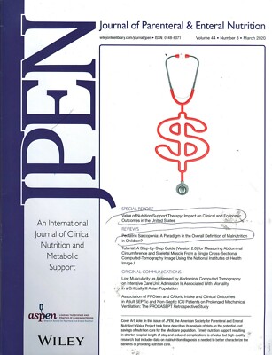 JPEN Journal of Parenteral & Enteral Nutrition Single Issue V 44 N 3 ...