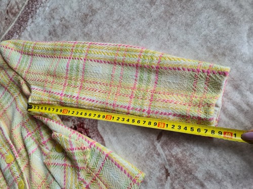 Louis Feraud vintage tweed blazer jacket in a check silk wool - Picture 22 of 24