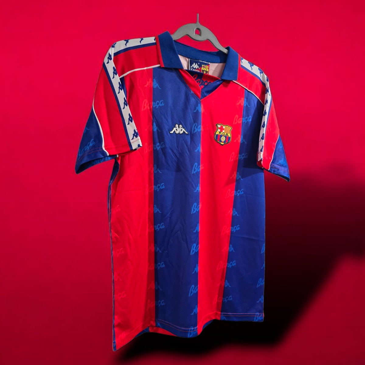 Barcelona Home 94/95 - Retro - ROMARIO # 10 - Large (USA-Medium