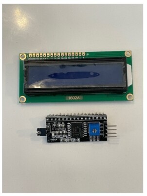 NEW 1602 BLUE LCD 16x2 44780 w/ IIC I2C Serial Interface Adapter Module Display