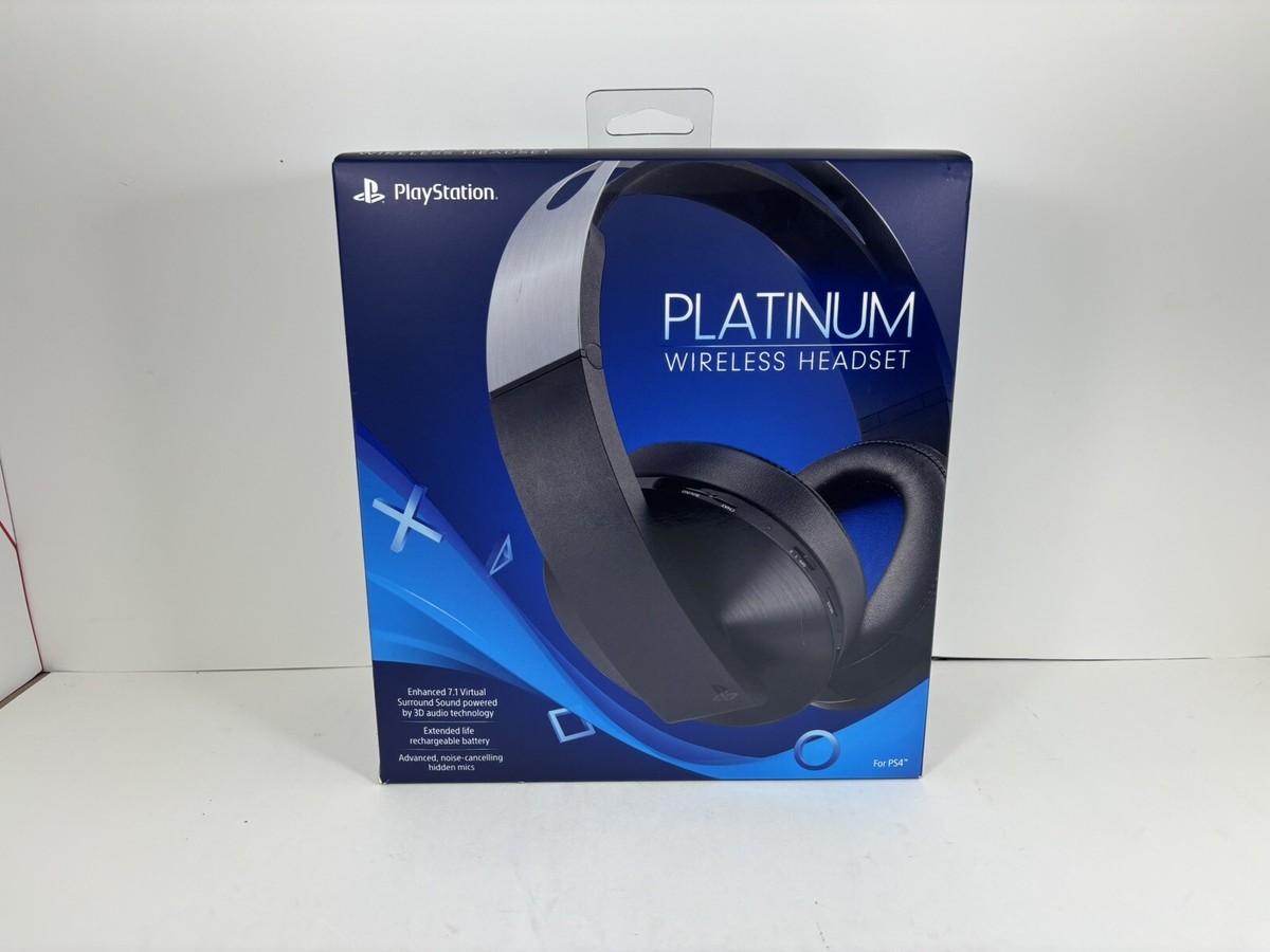Ps4 Playstation 3d Audio Headset Platinum Wireless HeadsetWith 3D
