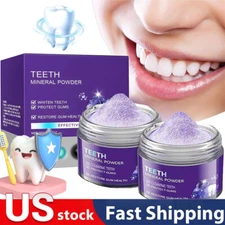 New Dental Restoration Mineral Powder, Mineral Tooth Powder, Teeth Whitening 🔥