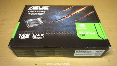 ASUS NVIDIA GeForce 210 EN210 SILENT/DI/512MD2(LP) 512 MB Video Card  NEW SEALED