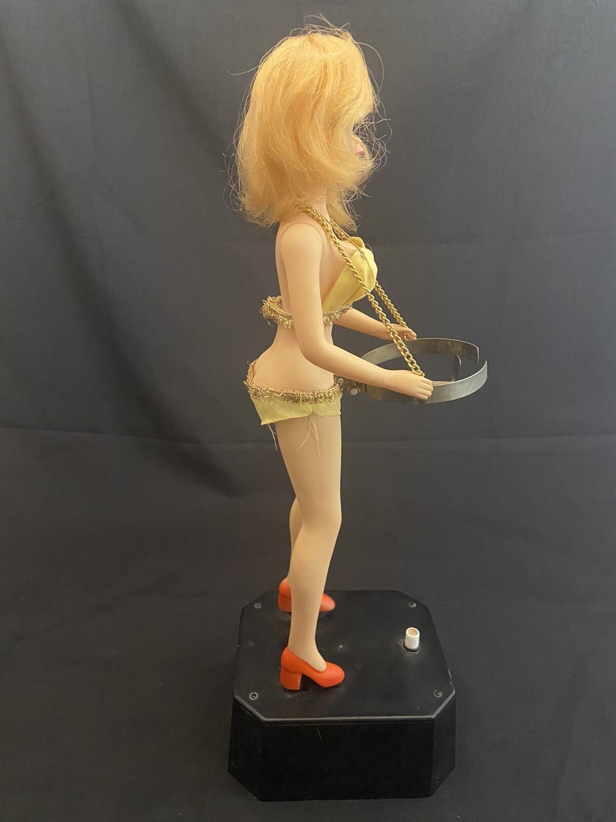 Vintage 1969 Poynter Go Go Girl Drink Mixer Doll Battery Operated