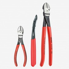 KNIPEX 00 20 05 US High Leverage Diagonal Cutters Set, 3 Piece