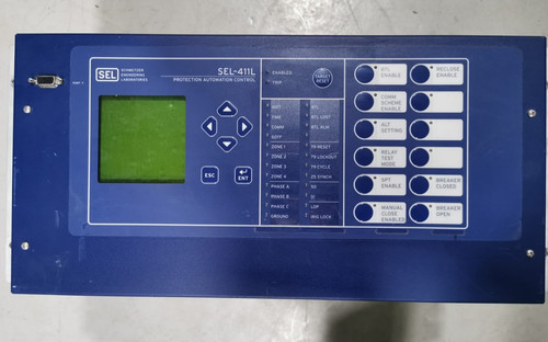 SEL-411L 0411L1X6X1C7CDXH5C424XX PROTECTION AUTOMATION CONTROL 120-240V Image 1 of 2