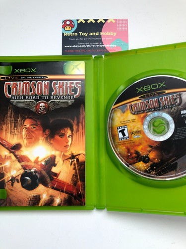CRIMSON SKIES High Road to Revenge Xbox Live Game Complete in BOX Manual CIB!🔥 - Picture 3 of 3