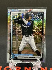 2024 Bowman Chrome Andres Valor Mega Mojo Refractor 1st Bowman Marlins #BCP-196