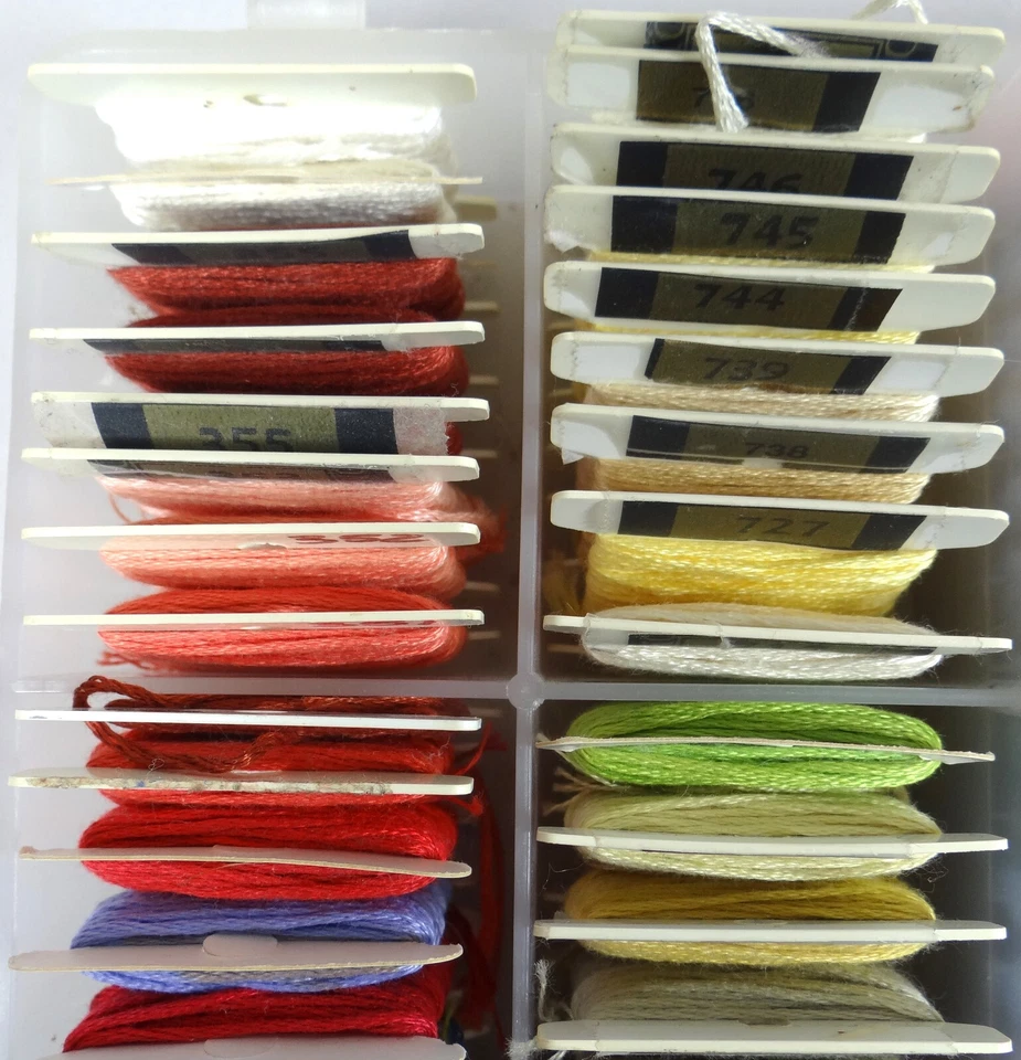 Embroidery Floss Thread Lot 110 Cards Kreinik Metallic Spools Mouline Rainbow - Image 2 of 4