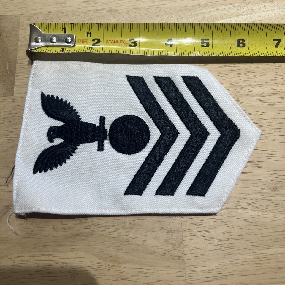 Vintage Military U.S. Navy Uniform Stripes Officer Rating Patch. eBay