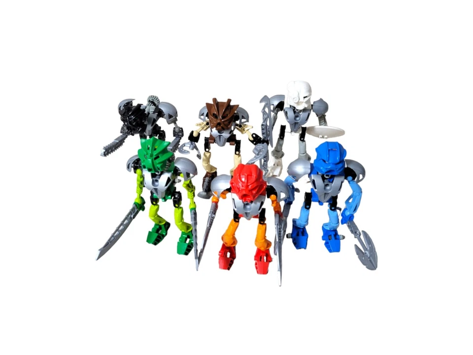 2002 LEGO Bionicle Toa Nuva Lot 8566-8572 Complete Set - Image 2 of 4