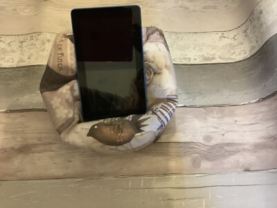 Vintage iPad Tablet Kissen Sitzsack Schreibtisch Ständer Halter Kindle Bücher iPad Ecke