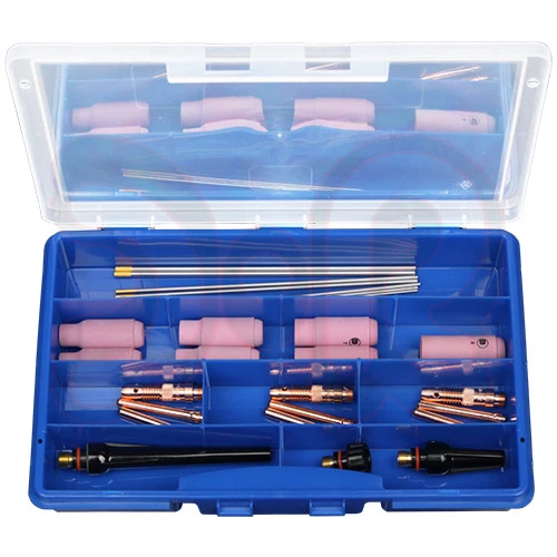 BINZEL WIG Verschleißteile SET 1 für SR/WP/ABITIG 17/18/26 Schweißbrenner 26tlg.