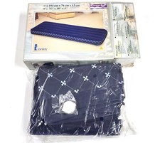 Lit Gonflable Intex Comfort Rest Vintage – Neuf Taille Standard Bleu