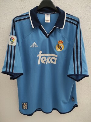 REAL MADRID 1999-2000 Hierro 4 Match Worn camiseta shirt trikot